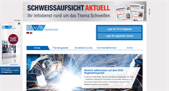 Desktop Screenshot of dvs-regelwerk.de